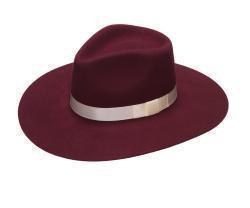 Twister Ladies Pinch Front Burgundy Fashion Hat