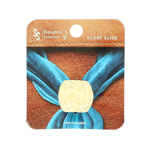 Double S Large Rawhide Scarf Slide
