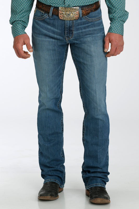 Cinch Men's Slim Fit Ian Medium Stonewash Jeans