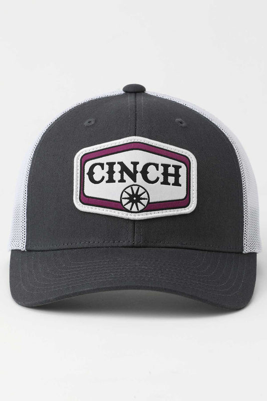 Cinch Grey Cinch Flexfit Trucker Ball Cap