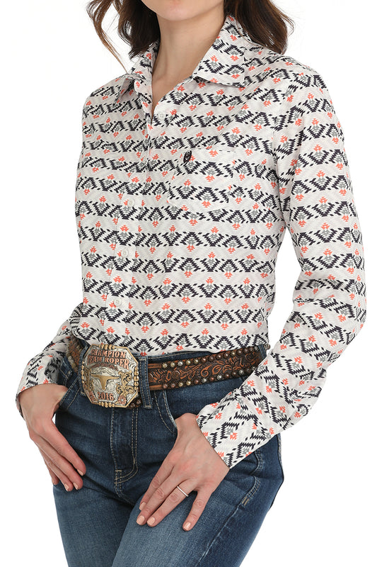 Cinch Women's ArenaFlex Southwestern Print Button-Down Shirt