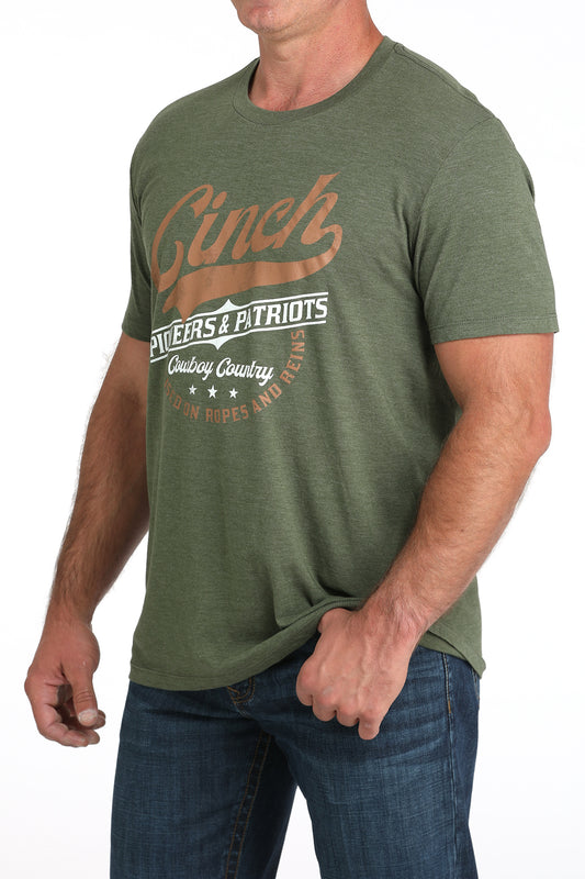 Cinch Men's Pioneers & Patriots Cowboy Country T-Shirt