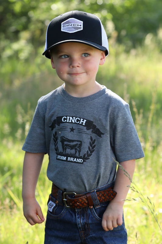 Cinch Denim Brand Infant/Toddler Boy Gray T-Shirt