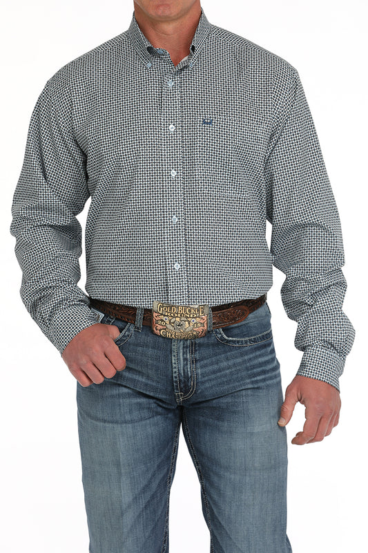 Cinch Men's Arenaflex Geo Print Button-Down Shirt