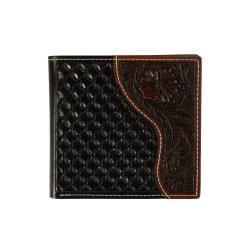 Nocona Floral Overlay Brown Large Bifold
