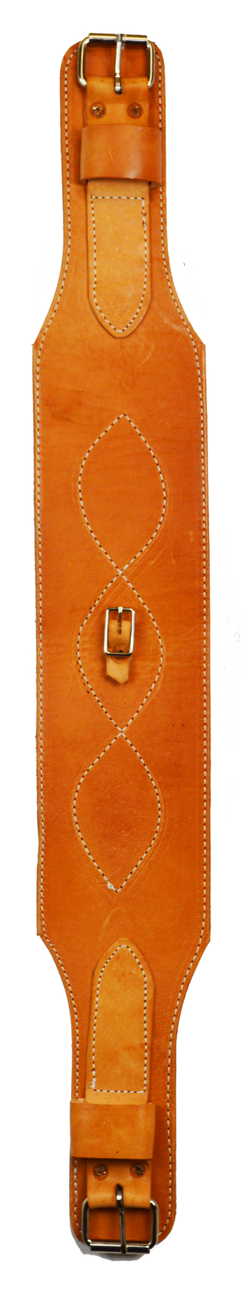 5" Stitched Leather Rear Girth-Natural