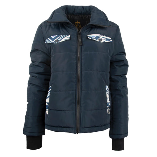 STS Women's Crazy Jane-Navy Puffer Jacket