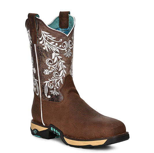Corral Women's Hydro Resist Polycarbonate Safety Square Toe Boots
