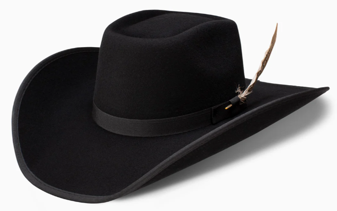 Resistol Youth Holt Jr. Black Felt Cowboy Hat R Bar B