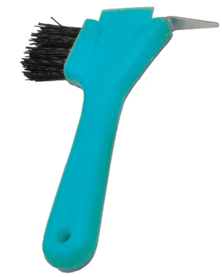 Hoof Pick with Brush and Scraper