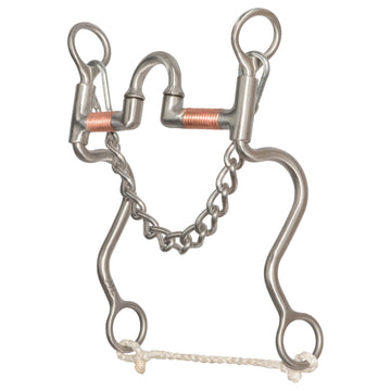 Cowboy Tack Walt Woodard 1 By 2 Copper Wrapped Correctional Bit
