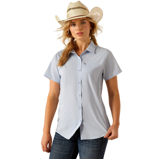 Ariat Women's VentTEK Short Sleeve Kentucky Blue Shirt