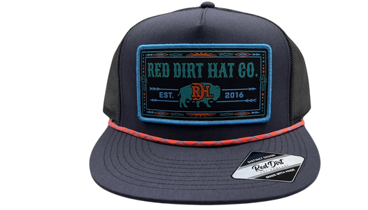 Red Dirt Hat Co. Tarnation Black Ball Cap
