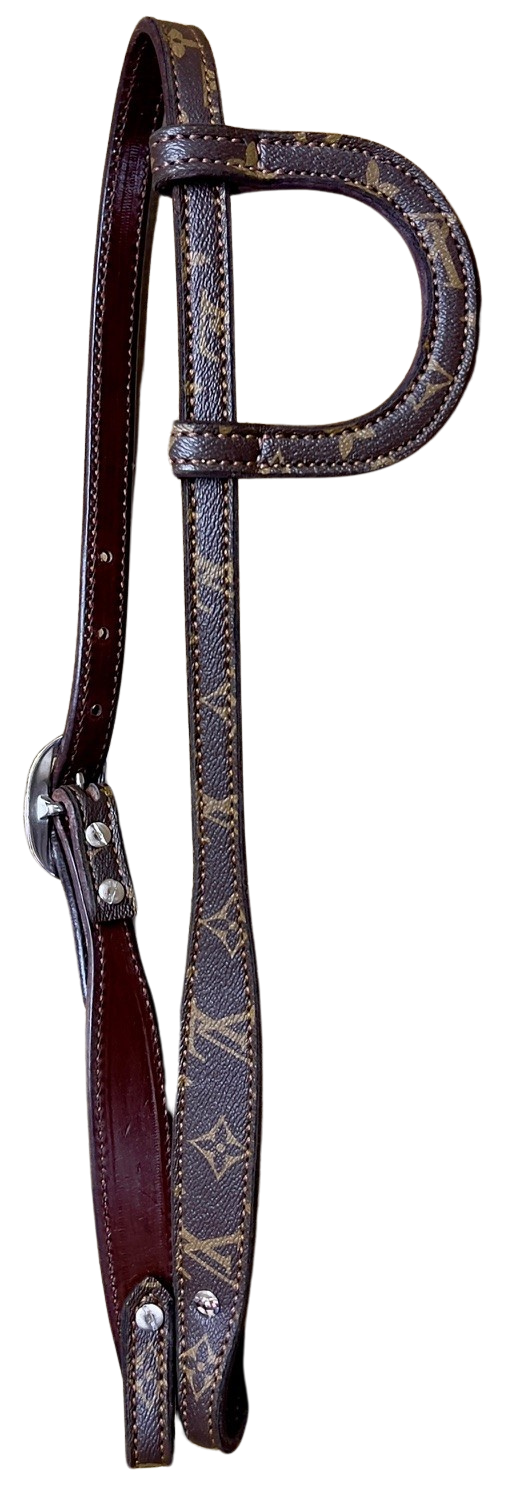 R Bar B LV Print One Ear Headstall