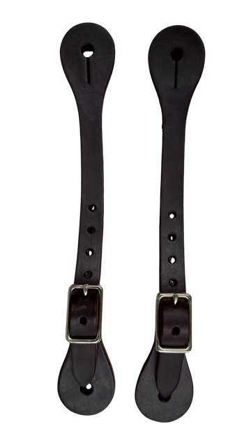 Berlin Custom Leather Economy Dark Oil Spur Strap