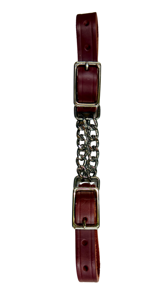 Berlin Leather Latigo Double Chain Curb