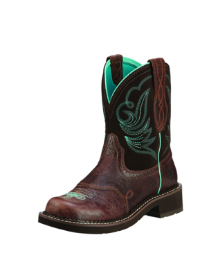 Ariat Women's Royal Chocolate Fatbaby Heritage Dapper Western Boot