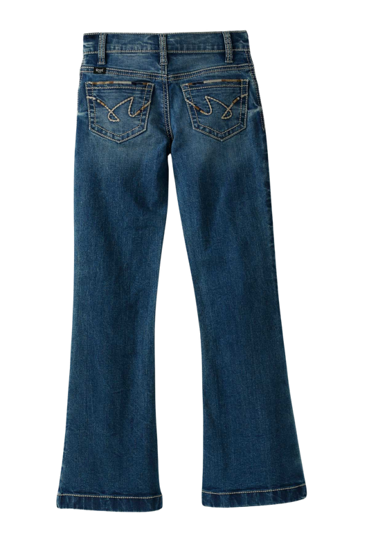 Cruel Girls Violet Mid Rise Trouser Jeans