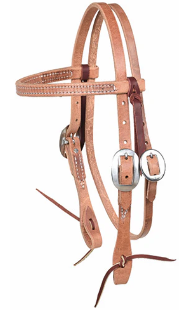 Berlin Custom Leather Pony Browband Headstall