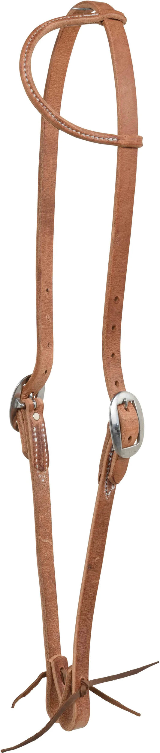 Berlin Custom Leather One Ear Draft Headstall w/Ties