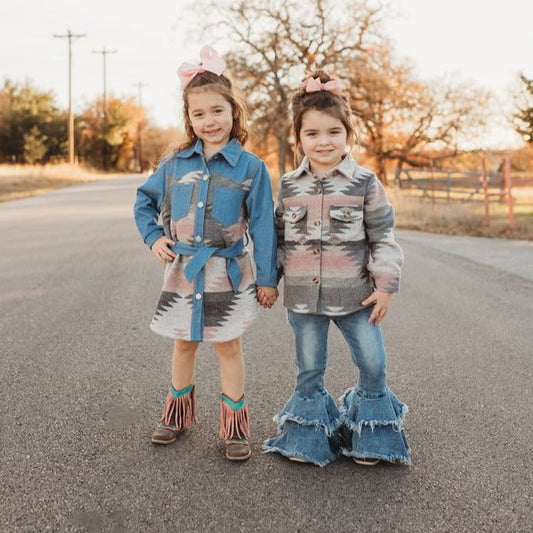 Shea Baby Girl's Aztec Jacket