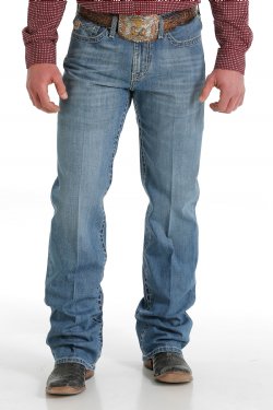 Cinch Men's Relaxed Fit Medium Stonewash Grant Jeans