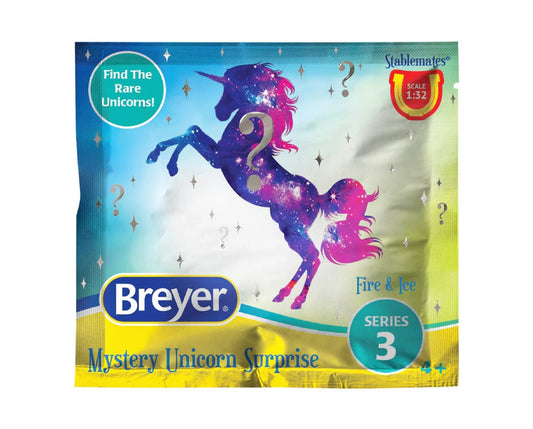 Breyer Mystery Unicorn Surprise: Fire & Ice-Individual Blind Bag