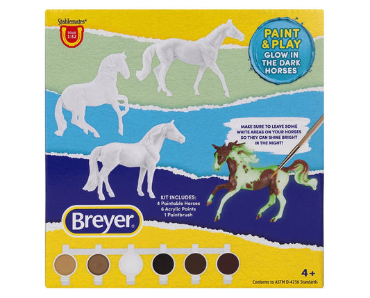 Breyer Paint & Play Glow in the Dark Horses