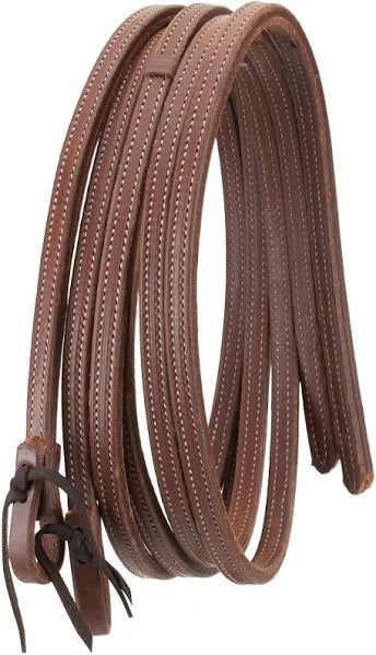 Berlin Custom Leather Oiled Double & Stitched Split Reins