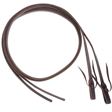 Martin Saddlery Split Reins 5/8" Thick Tied Ends w/Double Stitched Light Latigo