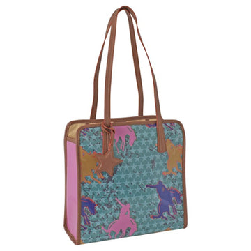 Catchfly Multi Color Vinyl Tote
