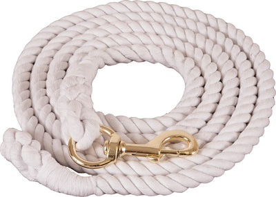 Cotton Lead Rope w/ Snap-3/4” X 10'