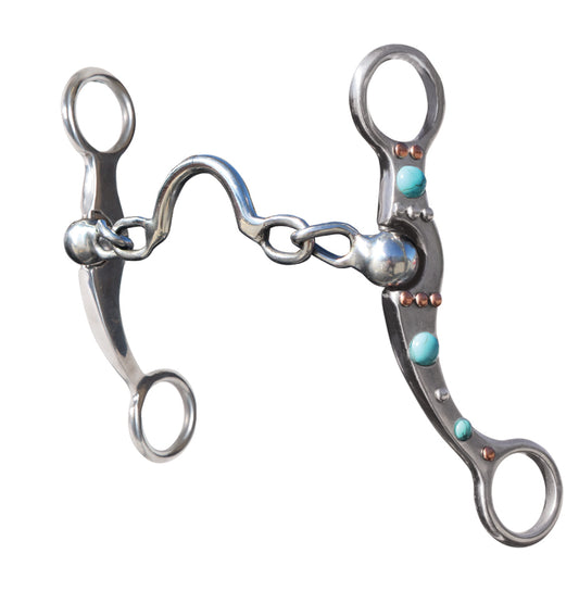 Professional's Choice Turquoise Dot Shank-Low Port Chain Bit