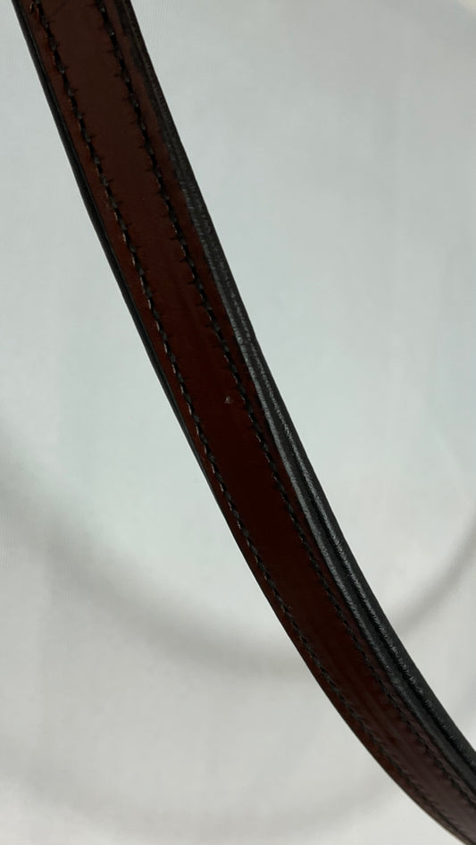 Circle Y Padded Roller Straight Breast Collar 1"-Dark Oiled