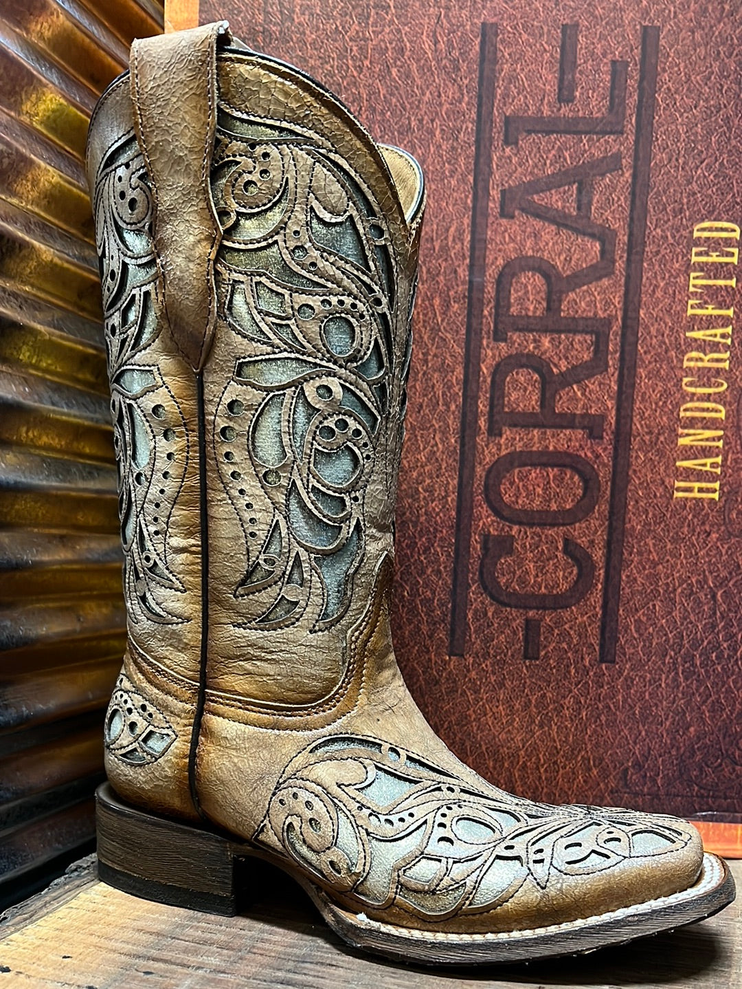 Corral Women's Square Toe Cowgirl Boots