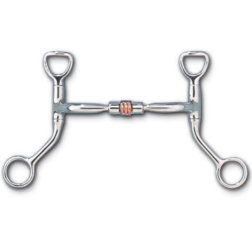 Myler HBT Shank with Comfort Snaffle with Copper Roller Bit