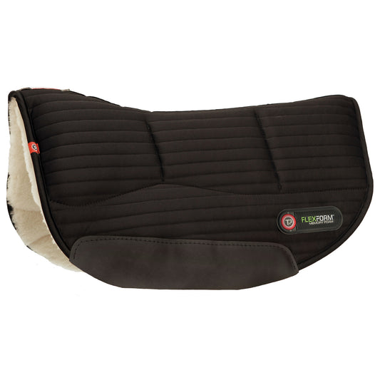 T3 Matrix Round Skirt Western Shim Pad - WoolBack Lining