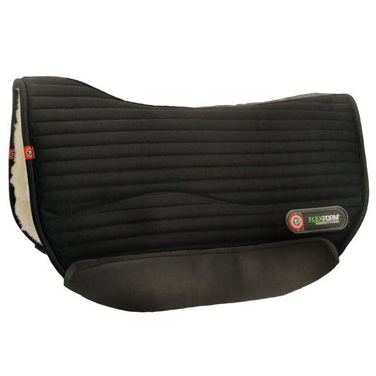 T3 Matrix Round Skirt Western Pad - WoolBack Lining