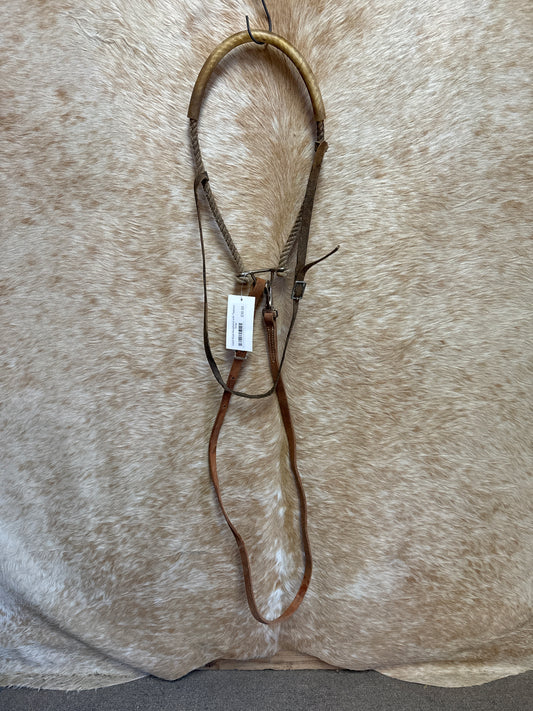 Used Rope Noseband with Tiedown Strap