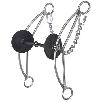 Reinsman Smooth 2 Piece Long Shank Banana Gag