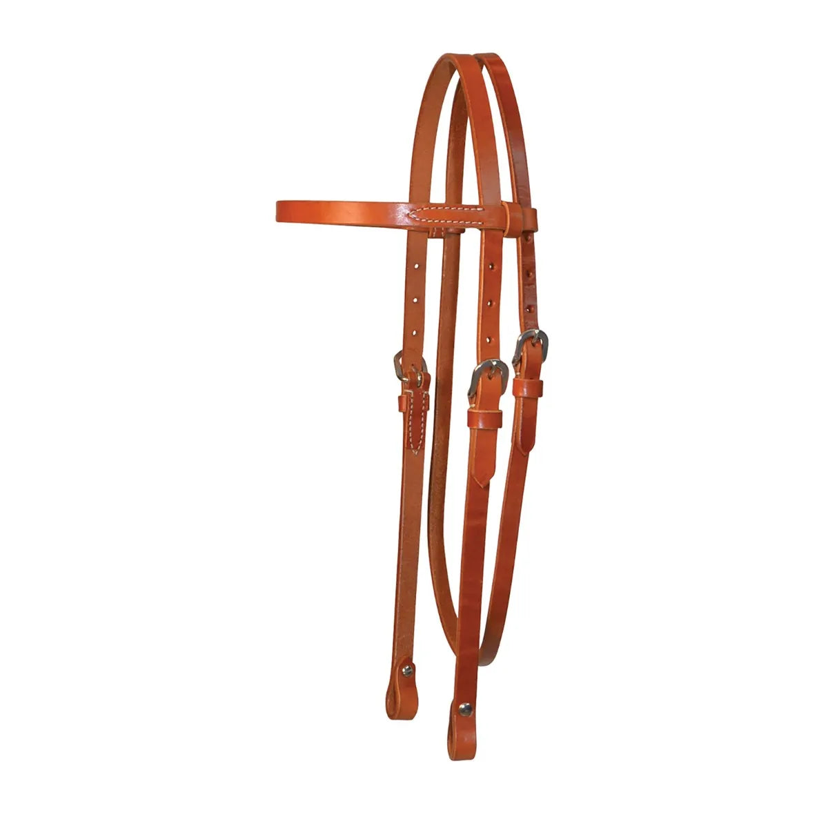 Circle Y Lighweight Classic Smooth Browband Headstall