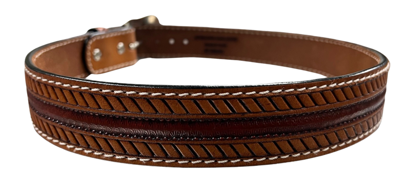 Ranger Belt Company Men's Two Tone Brown Leather Belt