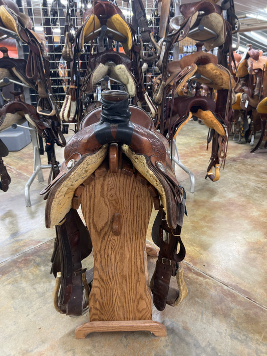 Used Circle G Roper Saddle, 15.5" Seat