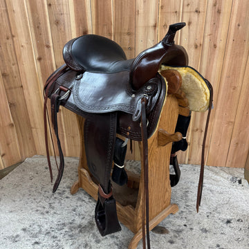 Used TexTan/Hereford Trail Saddle, 18" Seat