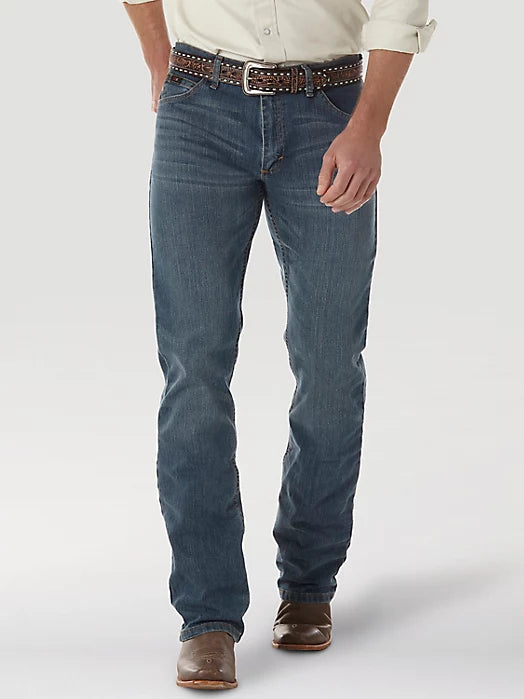 Wrangler Men's 20X 02 Competition Slim Jeans-Barrel