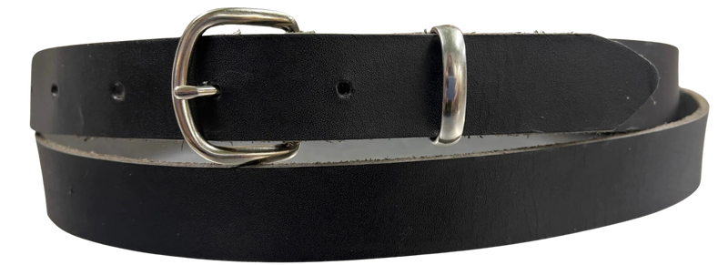 Black Leather Men's 60" Belt