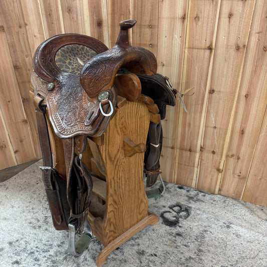 Used Cactus Saddlery Charmayne Jaymes Barrel Saddle, 13.5" Seat