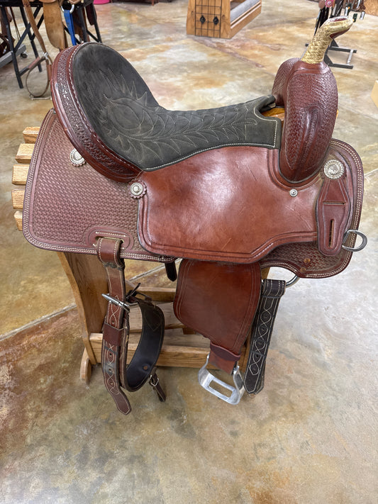 Used Sheridan Saddle Co. Barrel Saddle, 15.5" Seat