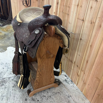 Used Ammerman Roper Saddle, 15" Seat