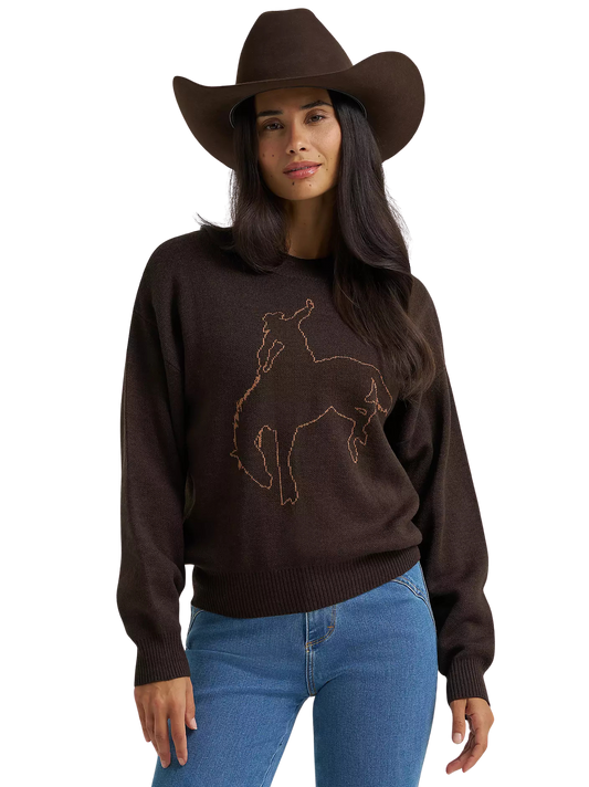 Wrangler Women's Brown Canyon Sweater